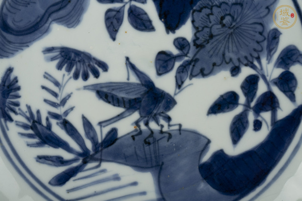 古玩陶瓷明萬歷·青花飛黃騰達紋花口盤真品鑒賞圖