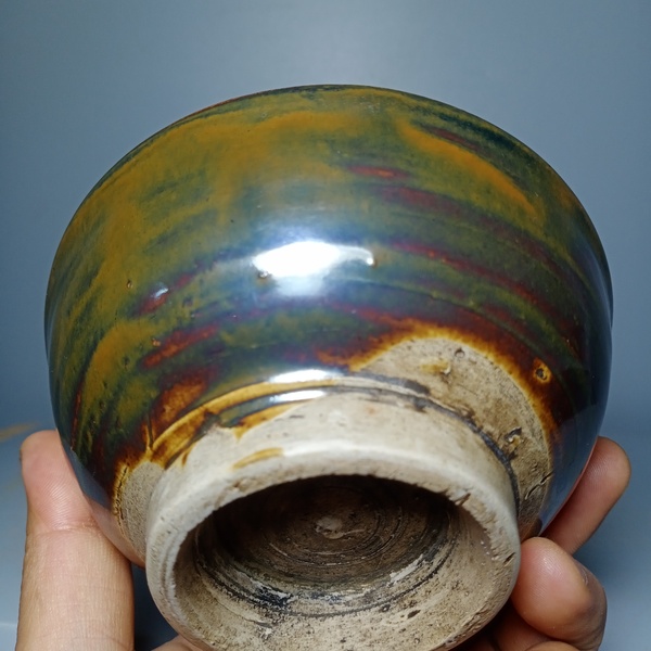 古玩陶瓷明代，磁州窯茶碗拍賣，當前價格386元