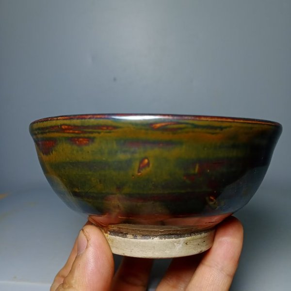 古玩陶瓷明代，磁州窯茶碗拍賣，當前價格386元