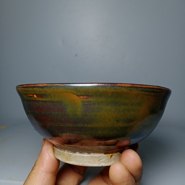 古玩陶瓷明代，磁州窯茶碗拍賣，當前價格386元