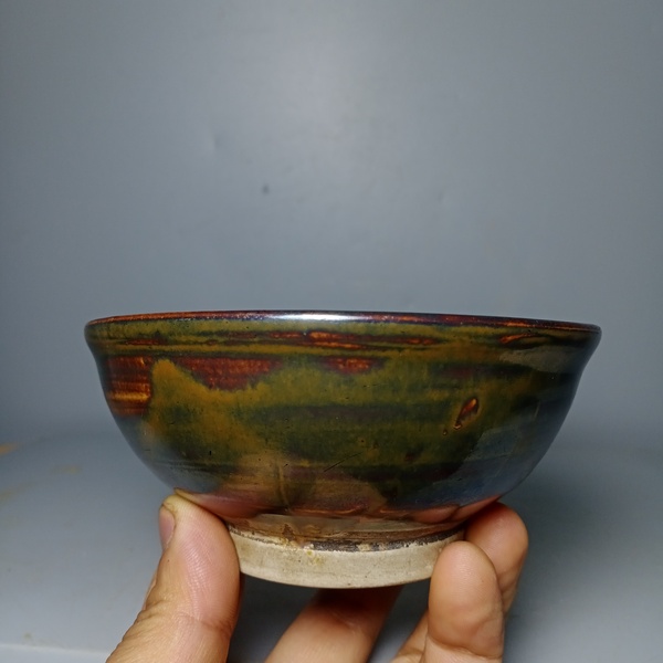 古玩陶瓷明代，磁州窯茶碗拍賣，當前價格386元