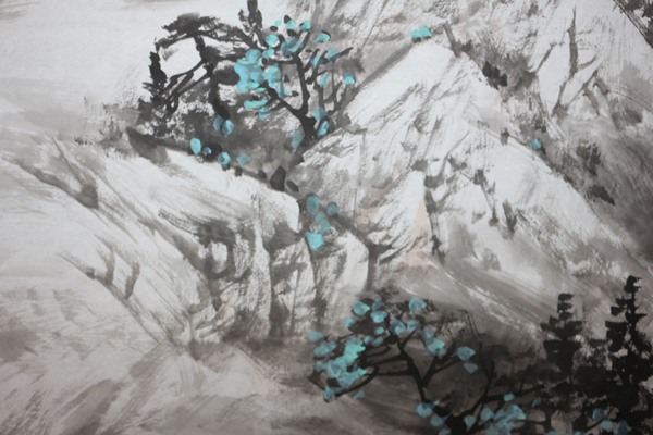 古玩字畫馮琦山水拍賣,當前價格2000元