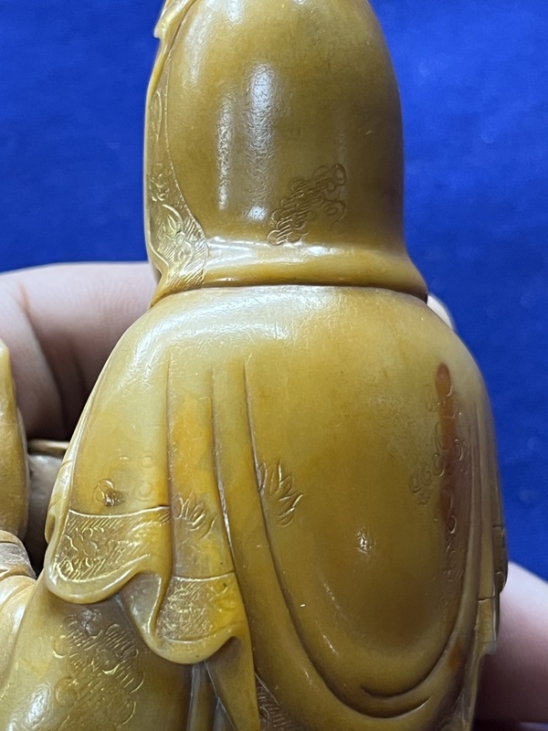 古玩玉器壽山石雕“羅漢擺件”拍賣，當前價格15000元