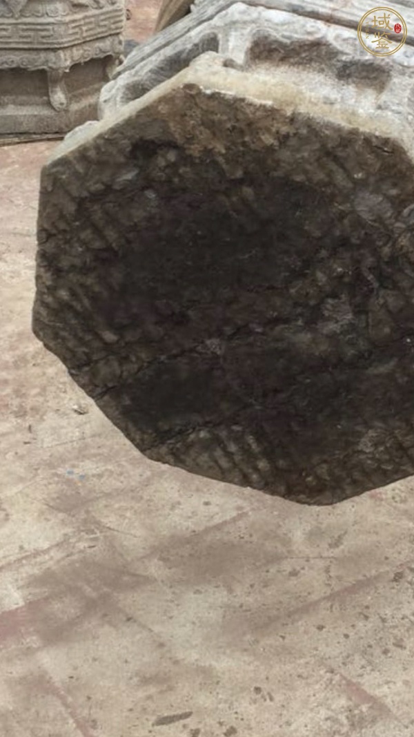 古玩雜項青石柱礎真品鑒賞圖
