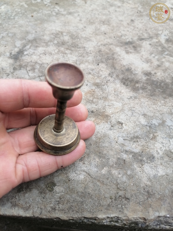 古玩銅器銅油燈真品鑒賞圖