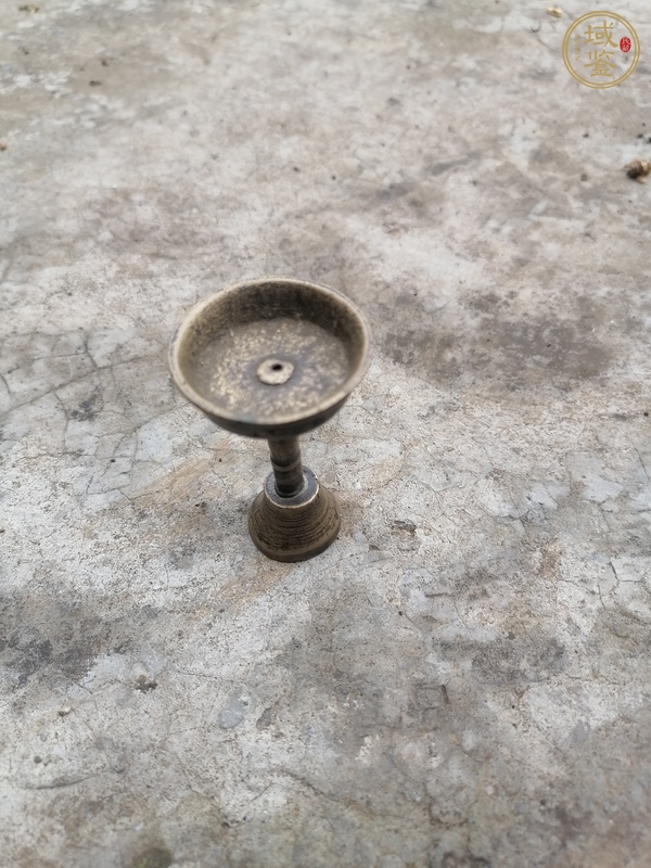 古玩銅器銅油燈真品鑒賞圖