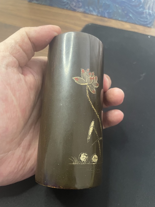 古玩雜項筆筒拍賣，當前價格1000元