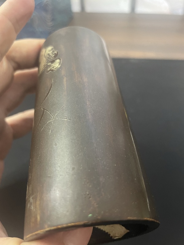 古玩雜項筆筒拍賣，當前價格1000元