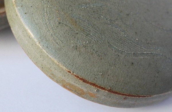古玩陶瓷五代至北宋早期越窯青釉蓋盒拍賣,當(dāng)前價(jià)格2380元