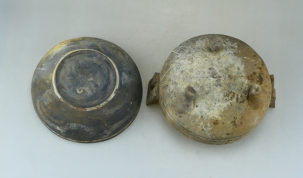 古玩陶瓷漢.灰陶彩繪鼎（館藏級(jí)）重上拍賣，當(dāng)前價(jià)格80元