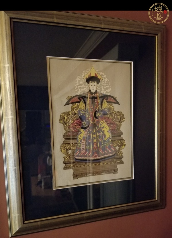 古玩字畫版畫人物真品鑒賞圖
