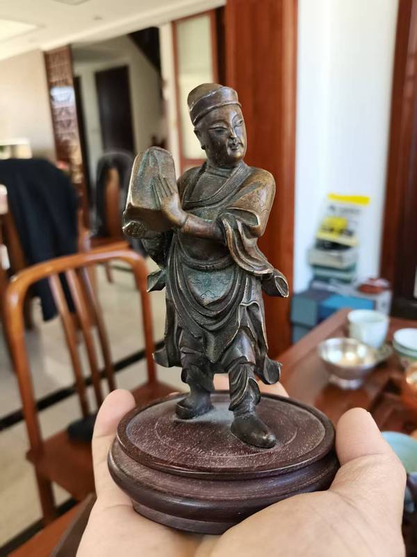 古玩銅器造像拍賣(mài)，當(dāng)前價(jià)格5800元