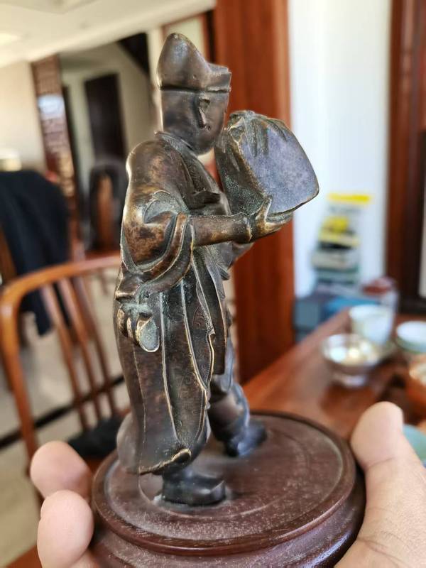 古玩銅器造像拍賣(mài)，當(dāng)前價(jià)格5800元