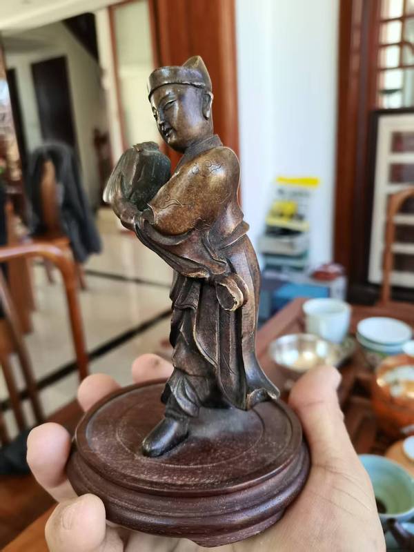 古玩銅器造像拍賣(mài)，當(dāng)前價(jià)格5800元