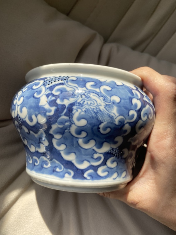 古玩陶瓷龍紋青花罐拍賣，當(dāng)前價格2688元