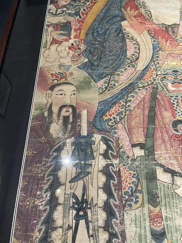 古玩字畫清代早期道教廟畫拍賣,當(dāng)前價格15888元