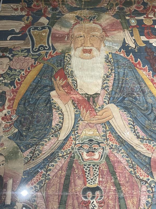 古玩字畫清代早期道教廟畫拍賣,當(dāng)前價格15888元