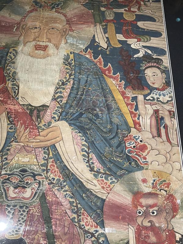 古玩字畫清代早期道教廟畫拍賣,當(dāng)前價格15888元