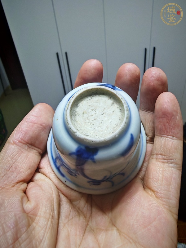 古玩陶瓷青花杯真品鑒賞圖