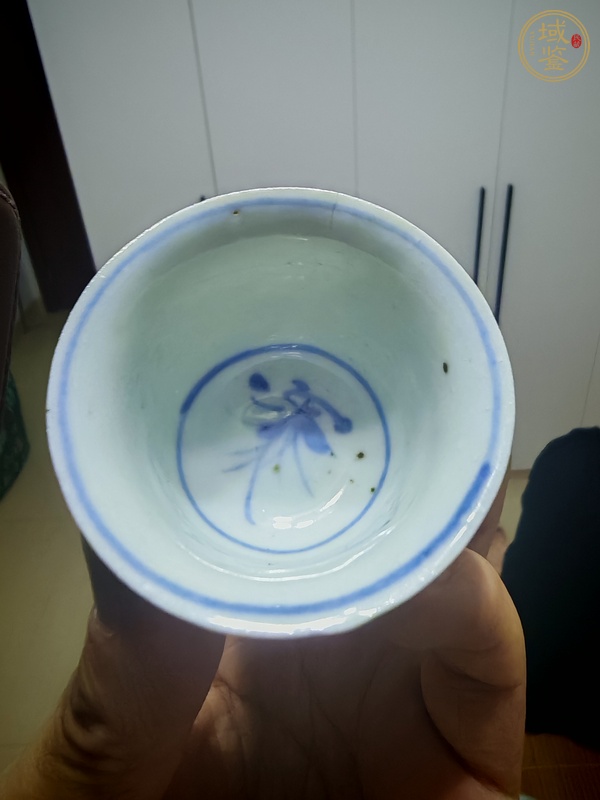 古玩陶瓷青花杯真品鑒賞圖