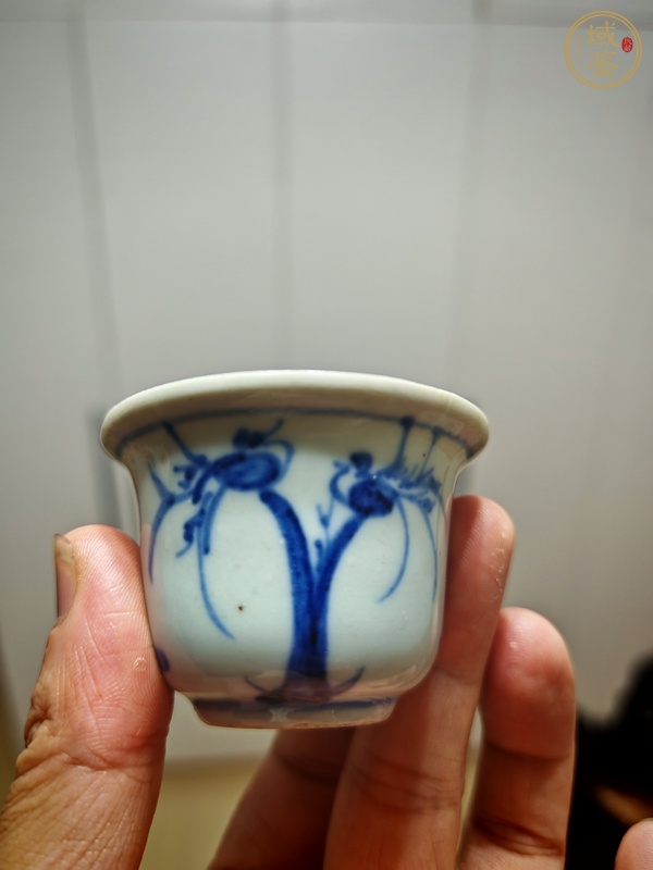 古玩陶瓷青花杯真品鑒賞圖