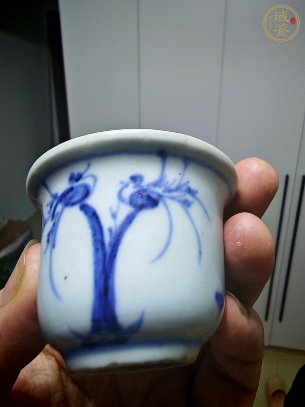 古玩陶瓷青花杯真品鑒賞圖