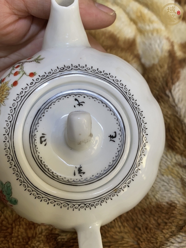 古玩陶瓷粉彩壺真品鑒賞圖