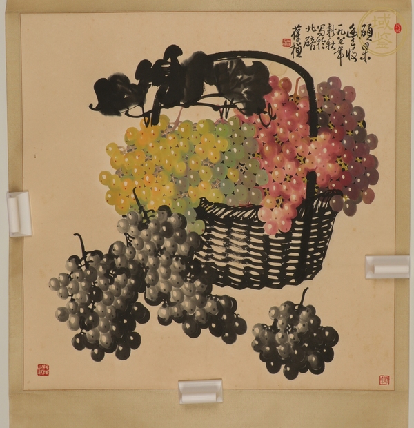 古玩字畫碩果豐收真品鑒賞圖