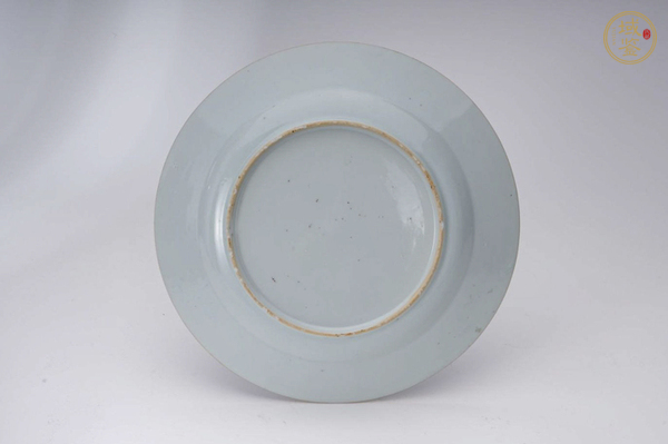 古玩陶瓷清康熙·?花三多紋盤真品鑒賞圖