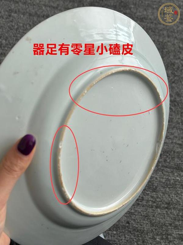 古玩陶瓷清康熙·?花三多紋盤真品鑒賞圖