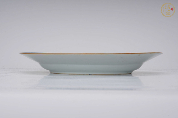 古玩陶瓷清康熙·?花三多紋盤真品鑒賞圖