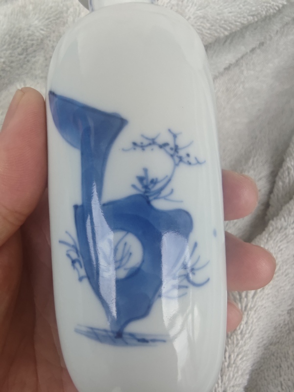 古玩陶瓷清康熙 青花人物紋棒槌瓶拍賣,當前價格16000元