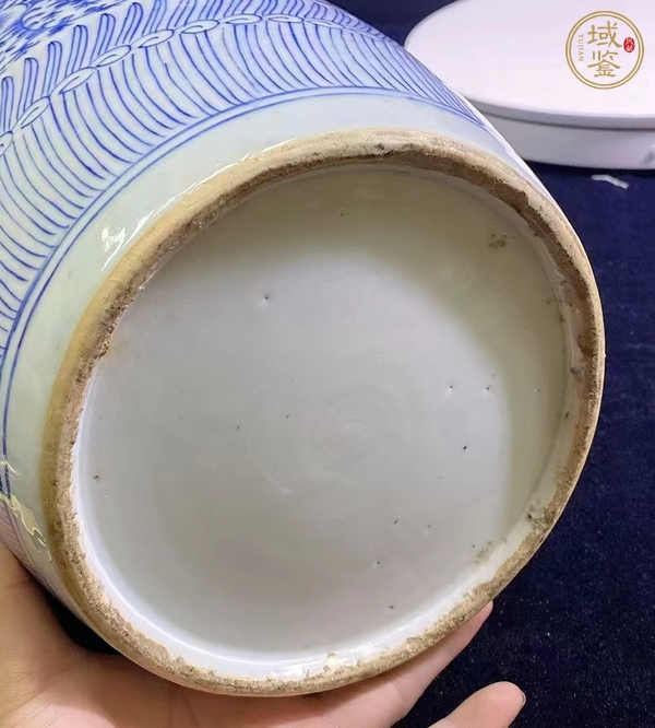 古玩陶瓷清中·青花纏枝喜字紋瓶 真品鑒賞圖