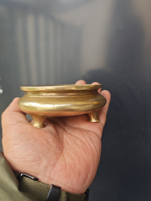 古玩銅器宣德爐 銅爐 明代鬲式爐拍賣，當前價格26800元