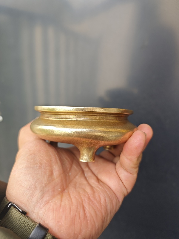 古玩銅器宣德爐 銅爐 明代鬲式爐拍賣，當前價格26800元