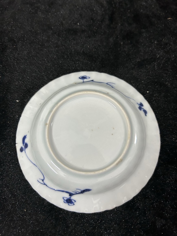 古玩陶瓷晚清青花小盤拍賣,當前價格288元