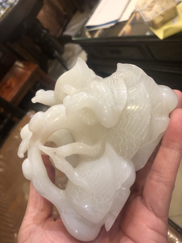 古玩玉器玉鵝拍賣，當前價格38000元