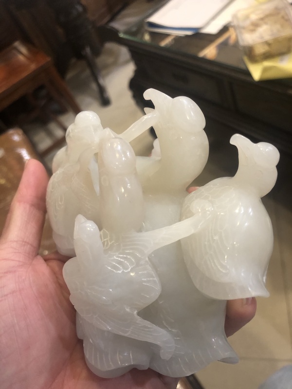 古玩玉器玉鵝拍賣，當前價格38000元