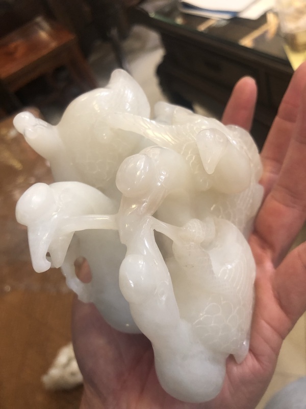 古玩玉器玉鵝拍賣，當前價格38000元