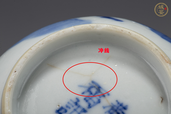 古玩陶瓷晚清·青花空城計故事圖杯真品鑒賞圖
