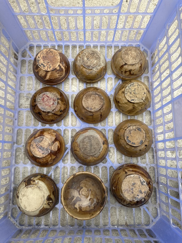 古玩陶瓷明.醬釉杯一套拍賣，當前價格5000元