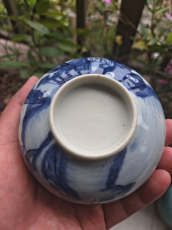 古玩陶瓷晚明一路連科青花盤(pán)拍賣(mài)，當(dāng)前價(jià)格380元