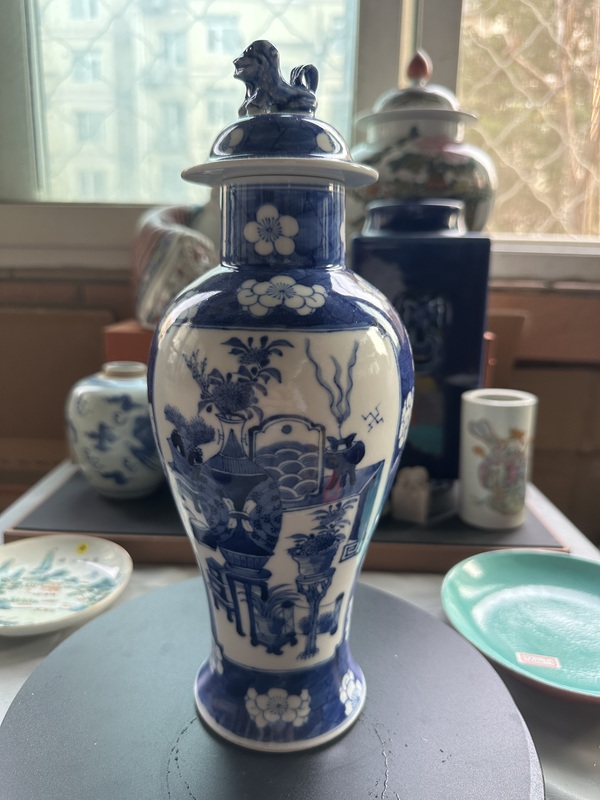古玩轉賣青花蓋瓶拍賣，當前價格797元