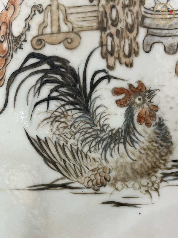 古玩字畫任煥章博古瓷板真品鑒賞圖