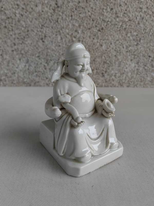 古玩陶瓷德化白瓷財(cái)神造像拍賣(mài),當(dāng)前價(jià)格480元