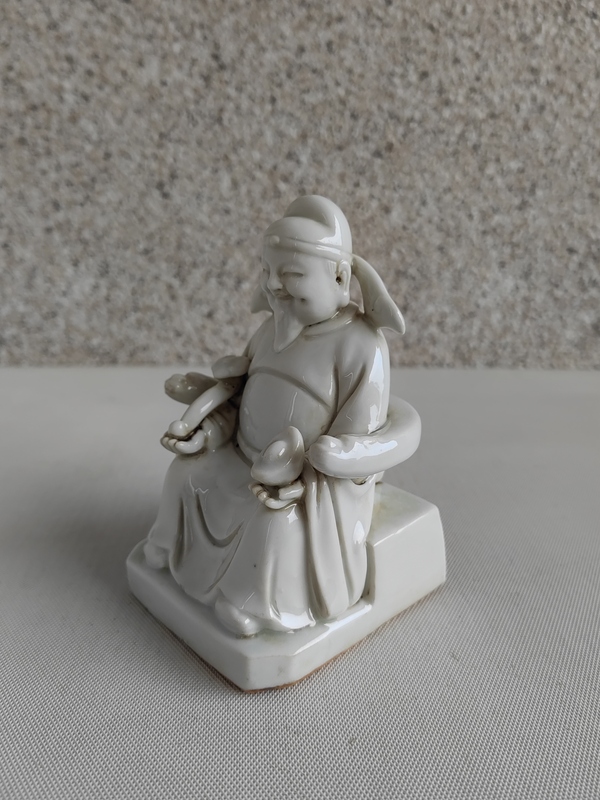 古玩陶瓷德化白瓷財(cái)神造像拍賣(mài),當(dāng)前價(jià)格480元