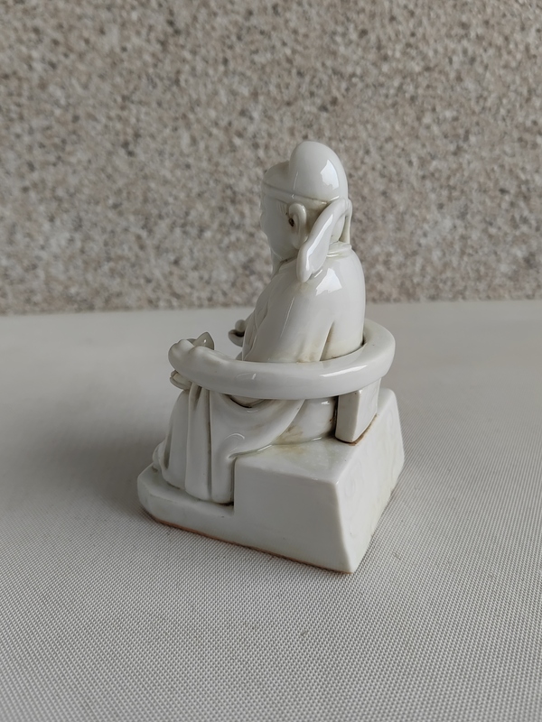 古玩陶瓷德化白瓷財(cái)神造像拍賣(mài),當(dāng)前價(jià)格480元