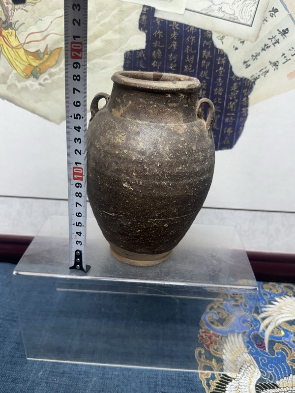 古玩陶瓷元代紫金釉雙系拍賣，當前價格369元