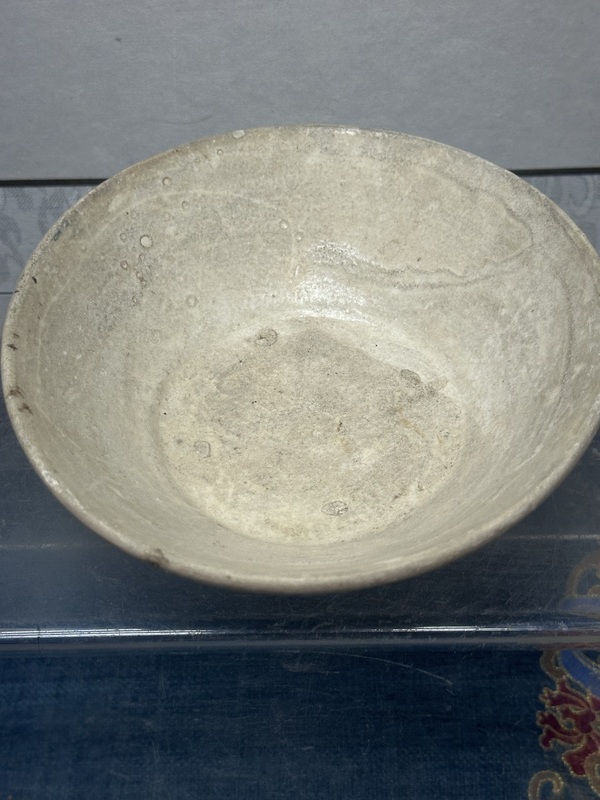 古玩陶瓷宋代邢窯白釉大碗拍賣，當前價格269元