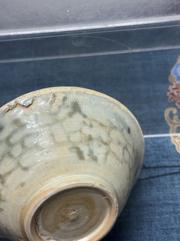 古玩陶瓷明代精品青花花卉碗拍賣，當前價格69元